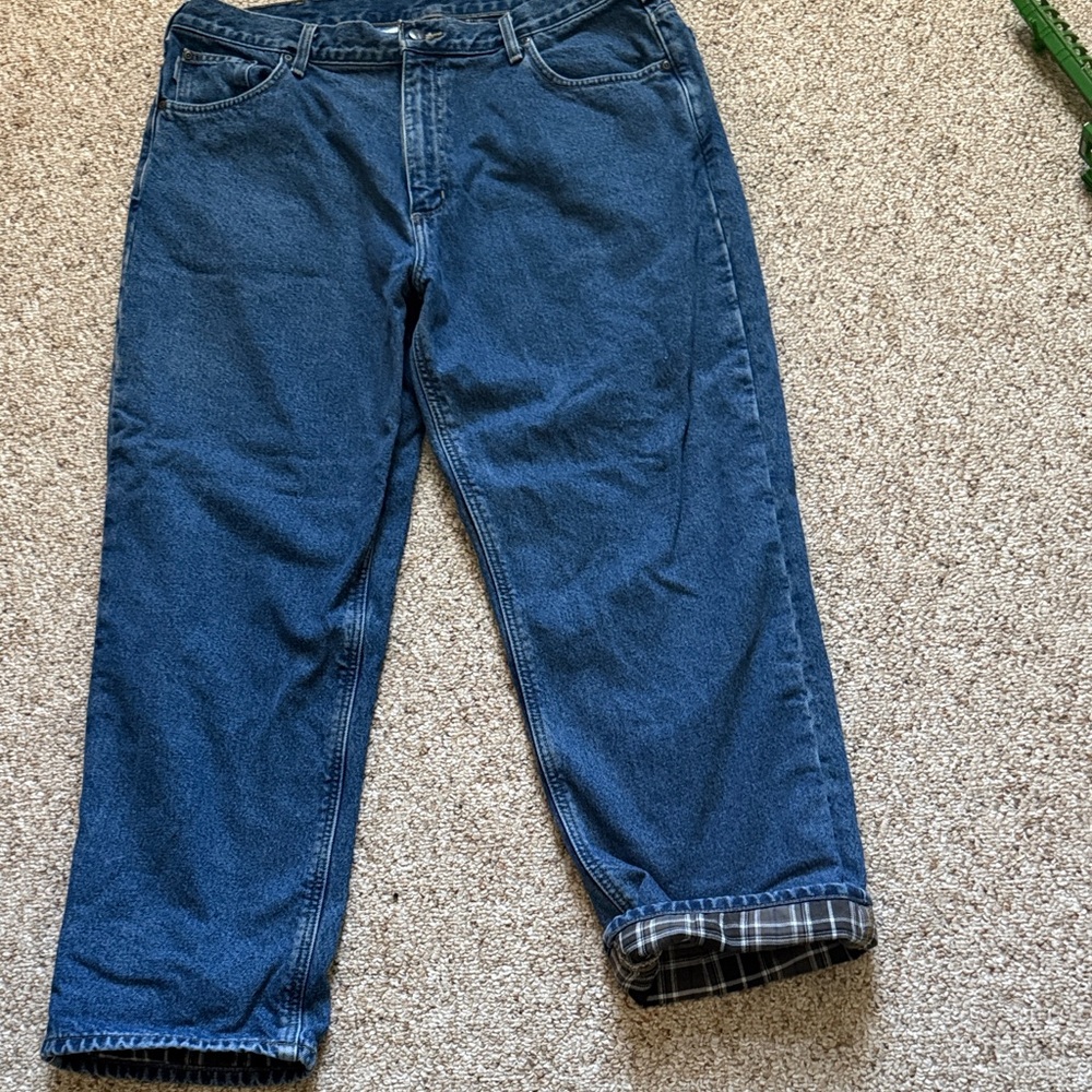 Carhartt Relaxed Fit Flannel Lined Jeans 40x30
